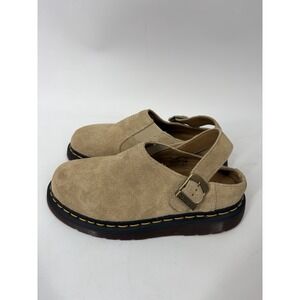 Dr. Martens Isham Desert Tan Oasis Suede Slingback Mule Men's 5 Women's 7 / 38